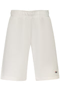 FILA MEN'S WHITE SHORT TRACKSUIT PANTS