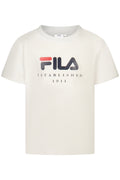 FILA SHORT-SLEEVED T-SHIRT FOR GIRLS WHITE