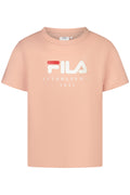 FILA SHORT-SLEEVED T-SHIRT FOR GIRLS PINK