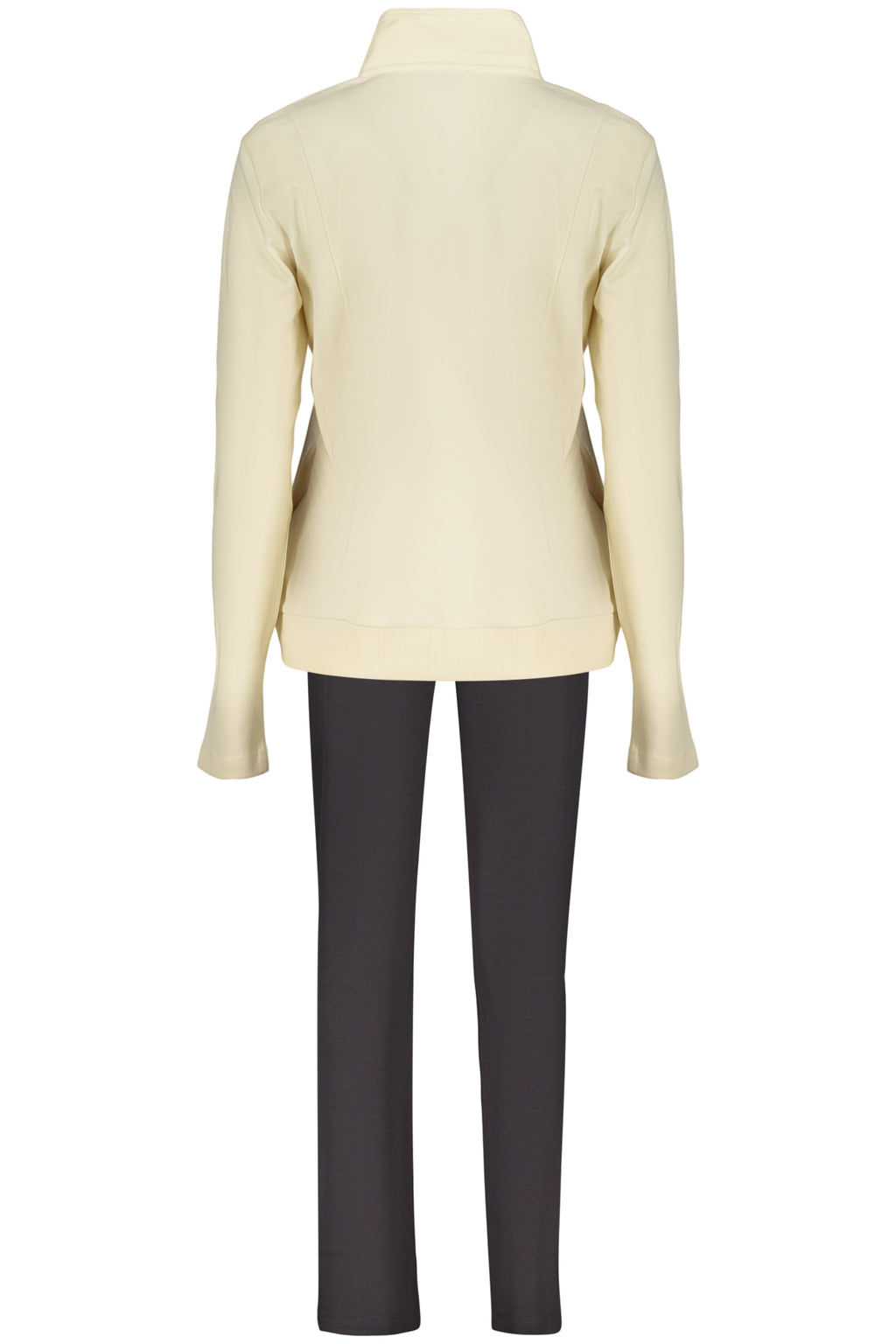 FREDDY WOMEN'S BEIGE ZIP-UP SWEATSHIRT
