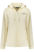FREDDY WOMEN'S WHITE ZIP-UP SWEATSHIRT