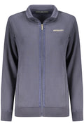 FREDDY WOMEN'S BLUE ZIP-UP SWEATSHIRT