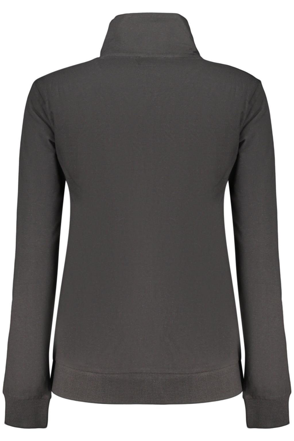 FREDDY WOMEN'S BLACK ZIP-UP SWEATSHIRT