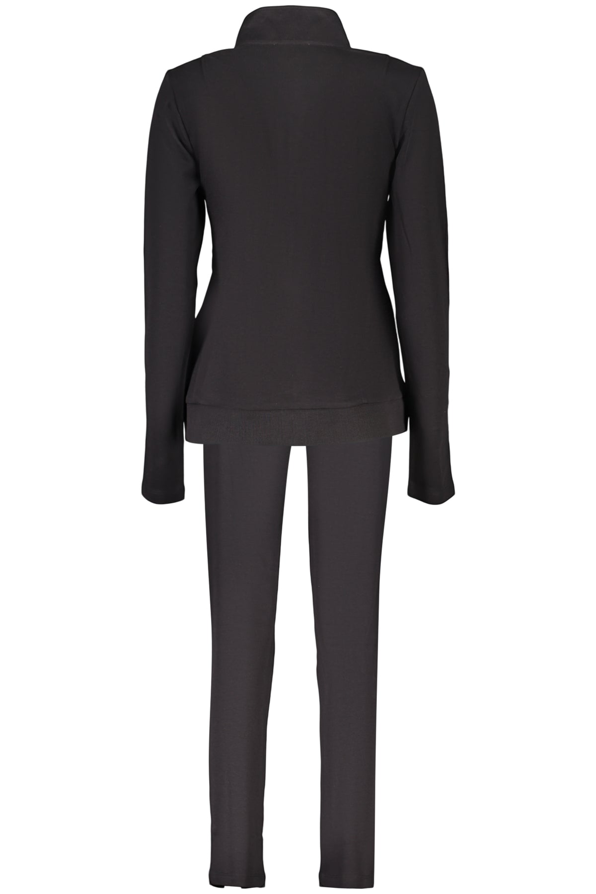 FREDDY WOMEN'S BLACK ZIP-UP SWEATSHIRT
