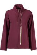 FREDDY WOMEN'S PURPLE ZIP-UP SWEATSHIRT