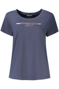 FREDDY WOMEN'S SHORT-SLEEVE T-SHIRT BLUE