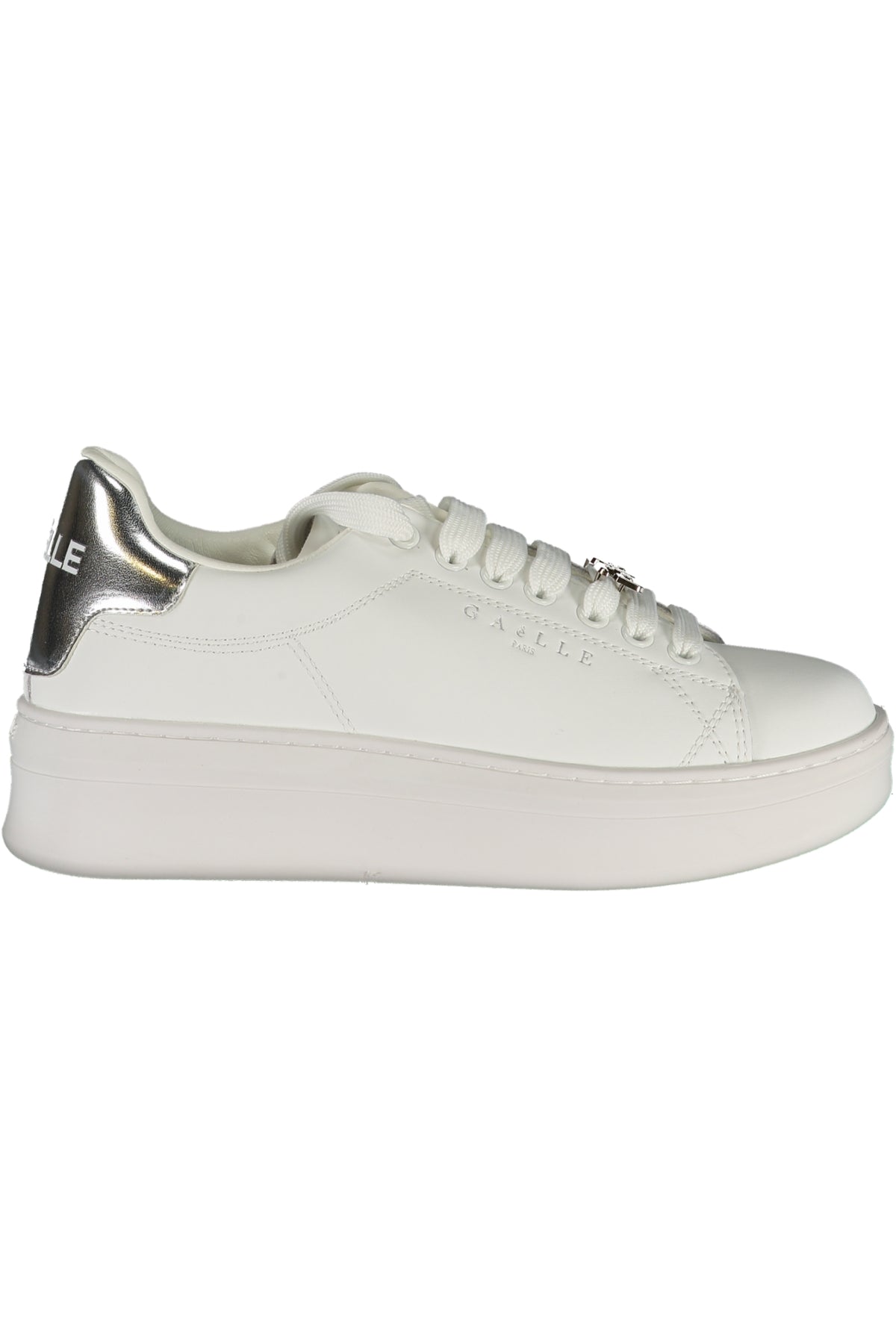 GAELLE PARIS WHITE WOMEN'S SPORTS SHOES