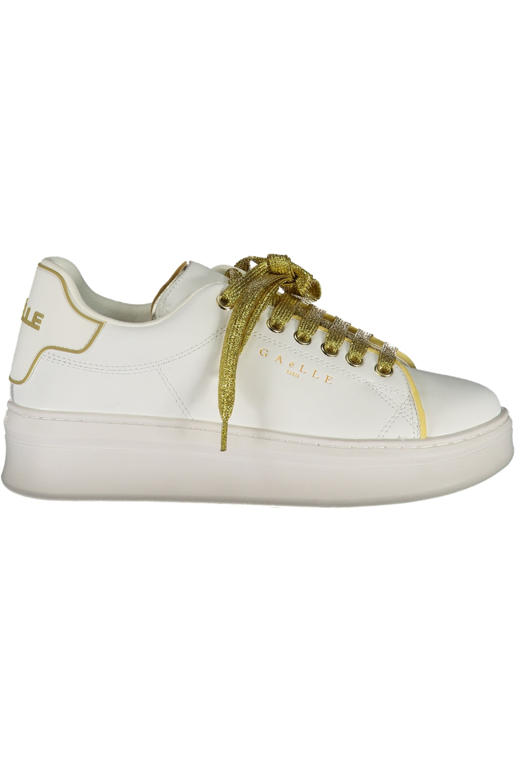 GAELLE PARIS WHITE WOMEN'S SPORTS SHOES