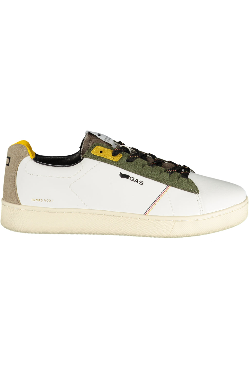 GAS MEN'S WHITE SPORTS FOOTWEAR