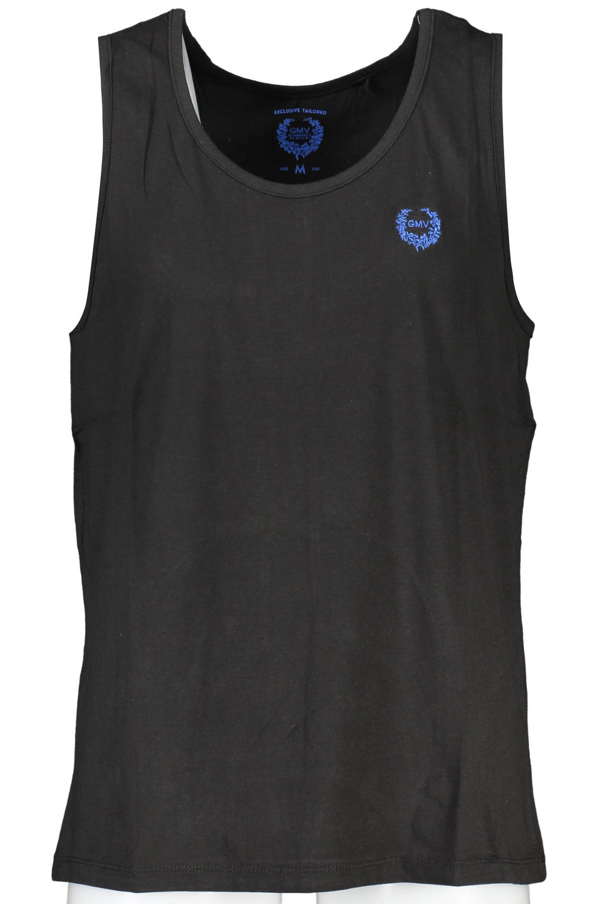 GIAN MARCO VENTURI MEN'S BLACK TANK TOP