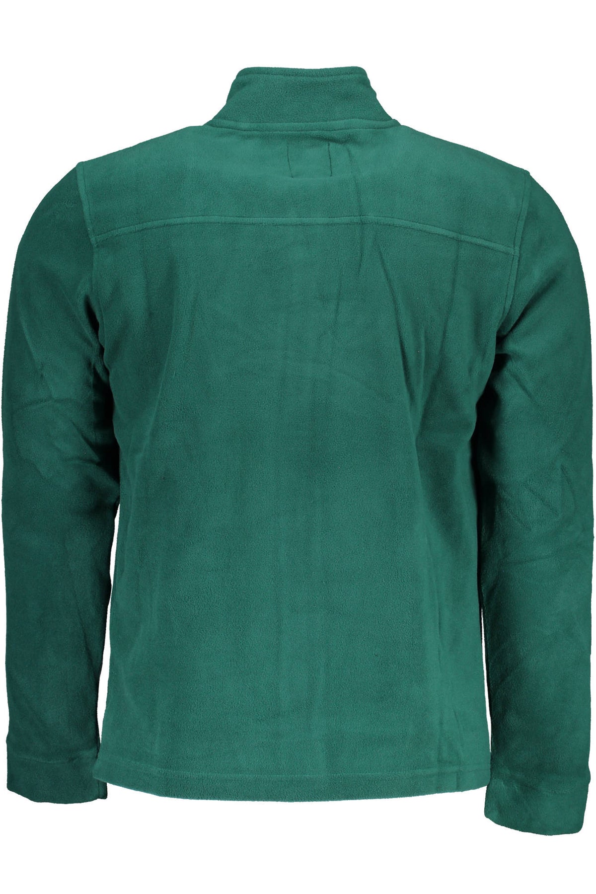 GIAN MARCO VENTURI MEN'S ZIP-UP SWEATSHIRT GREEN