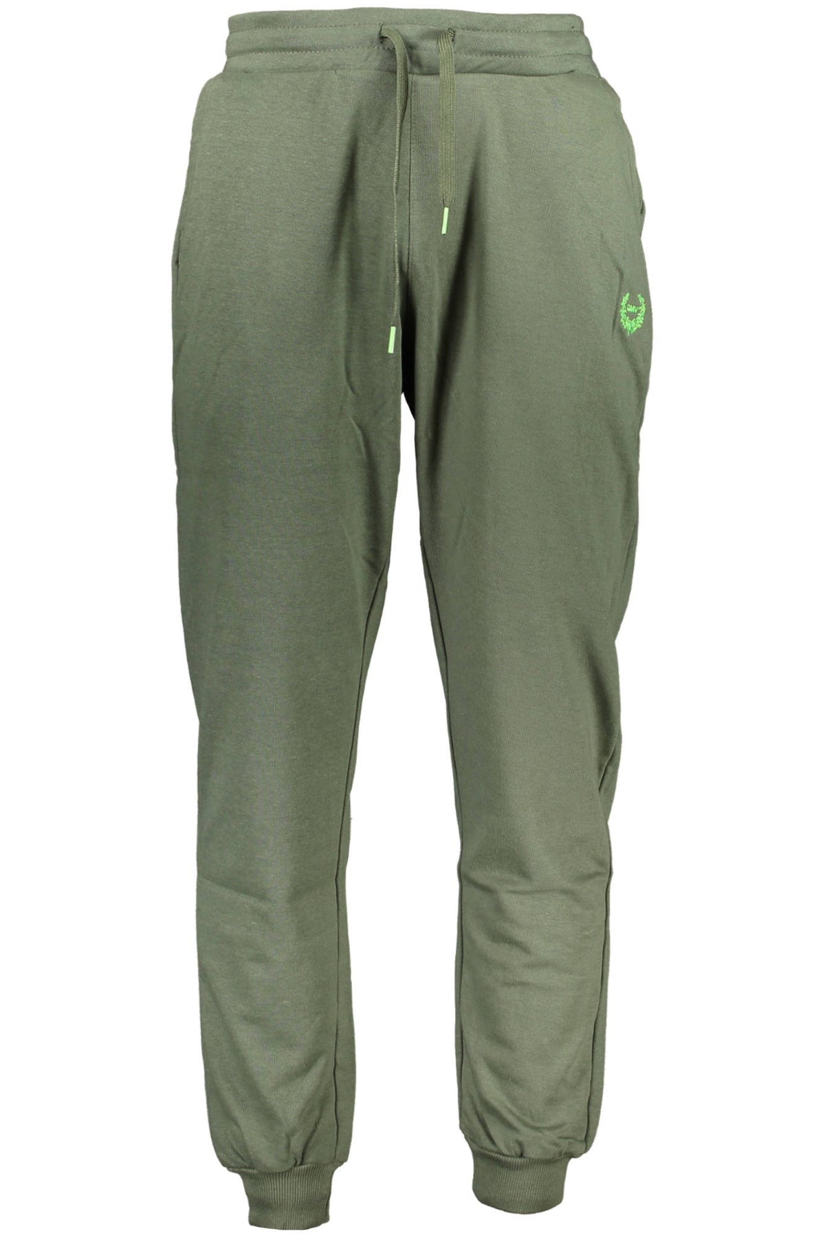 GIAN MARCO VENTURI MEN'S GREEN TROUSERS