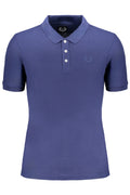 GIAN MARCO VENTURI MEN'S SHORT SLEEVED POLO SHIRT BLUE
