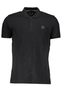 GIAN MARCO VENTURI MEN'S SHORT SLEEVE POLO BLACK