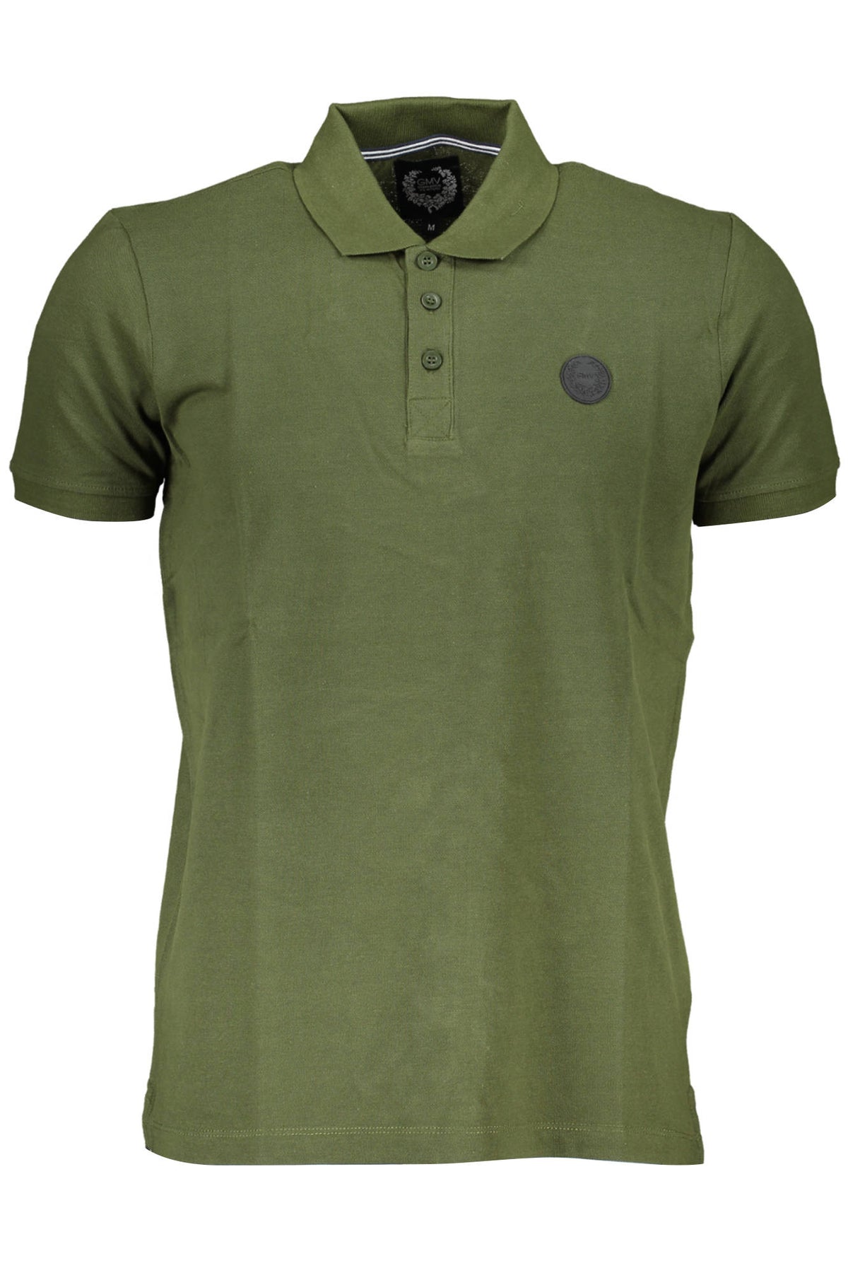 GIAN MARCO VENTURI MEN'S SHORT SLEEVE POLO GREEN
