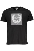 GIAN MARCO VENTURI MEN'S SHORT SLEEVE T-SHIRT BLACK