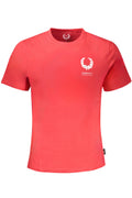 GIAN MARCO VENTURI MEN'S RED SHORT SLEEVE T-SHIRT