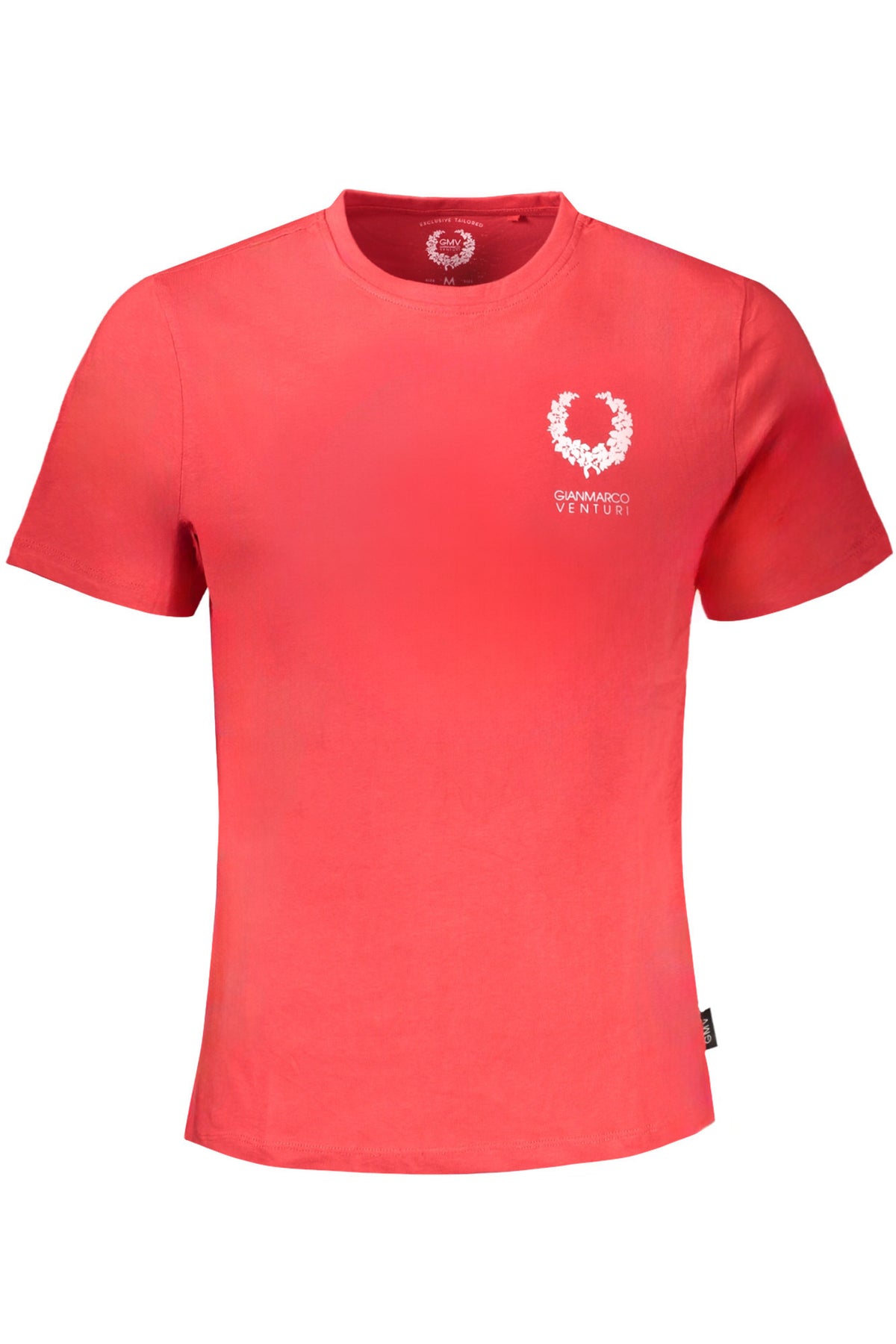 GIAN MARCO VENTURI MEN'S RED SHORT SLEEVE T-SHIRT