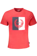 GIAN MARCO VENTURI MEN'S RED SHORT SLEEVE T-SHIRT