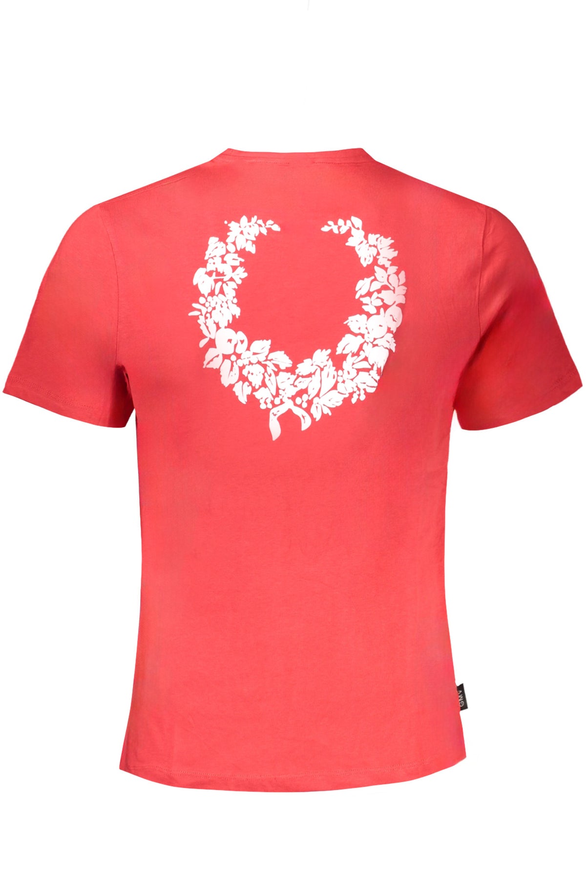 GIAN MARCO VENTURI MEN'S RED SHORT SLEEVE T-SHIRT