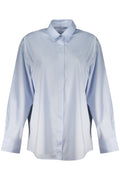 GUESS JEANS WOMEN'S LONG-SLEEVED SHIRT BLUE