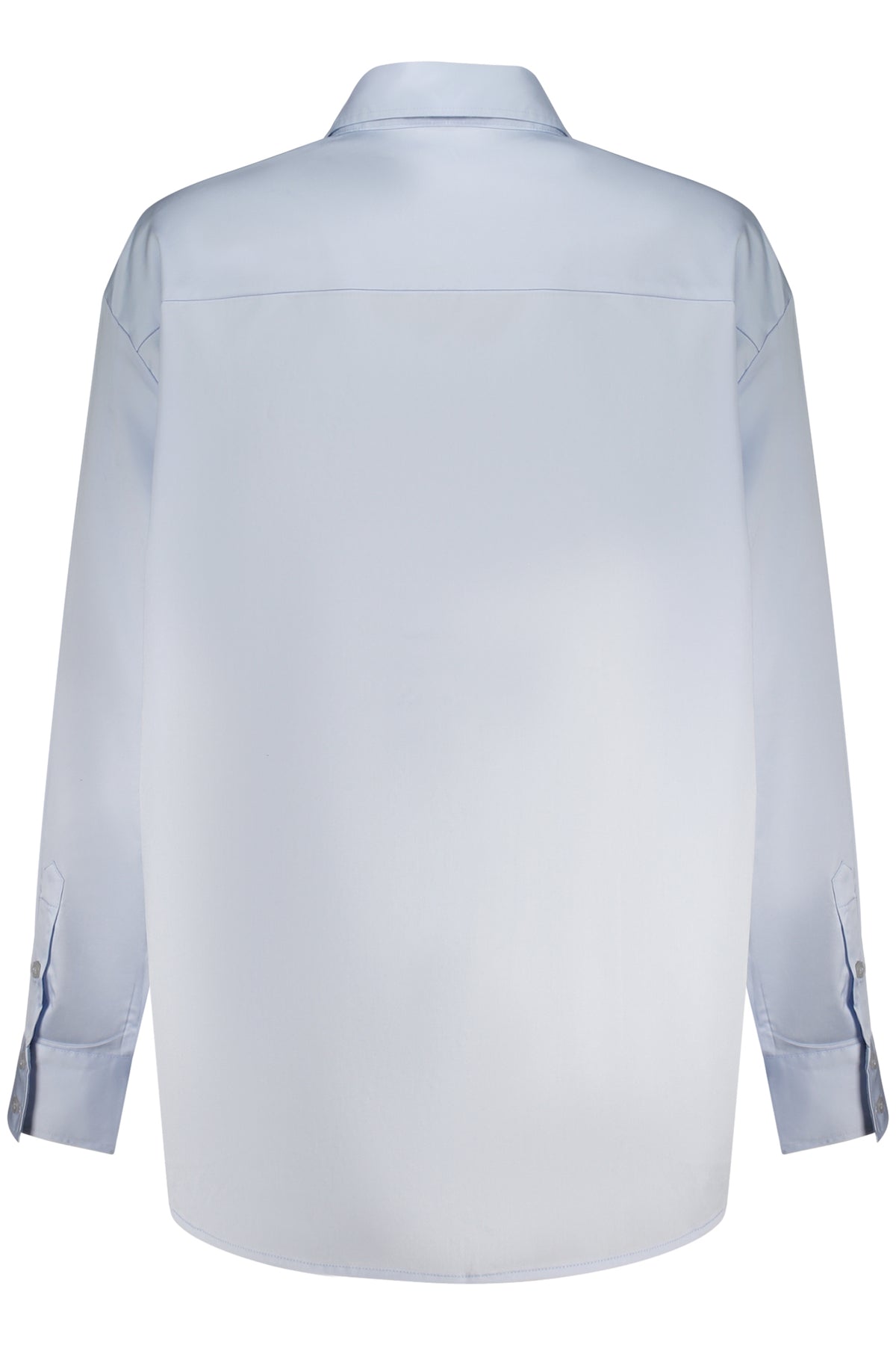 GUESS JEANS WOMEN'S LONG-SLEEVED SHIRT BLUE