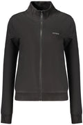 GUESS JEANS Women's Black Zip-up Sweatshirt V6YQ21K4329