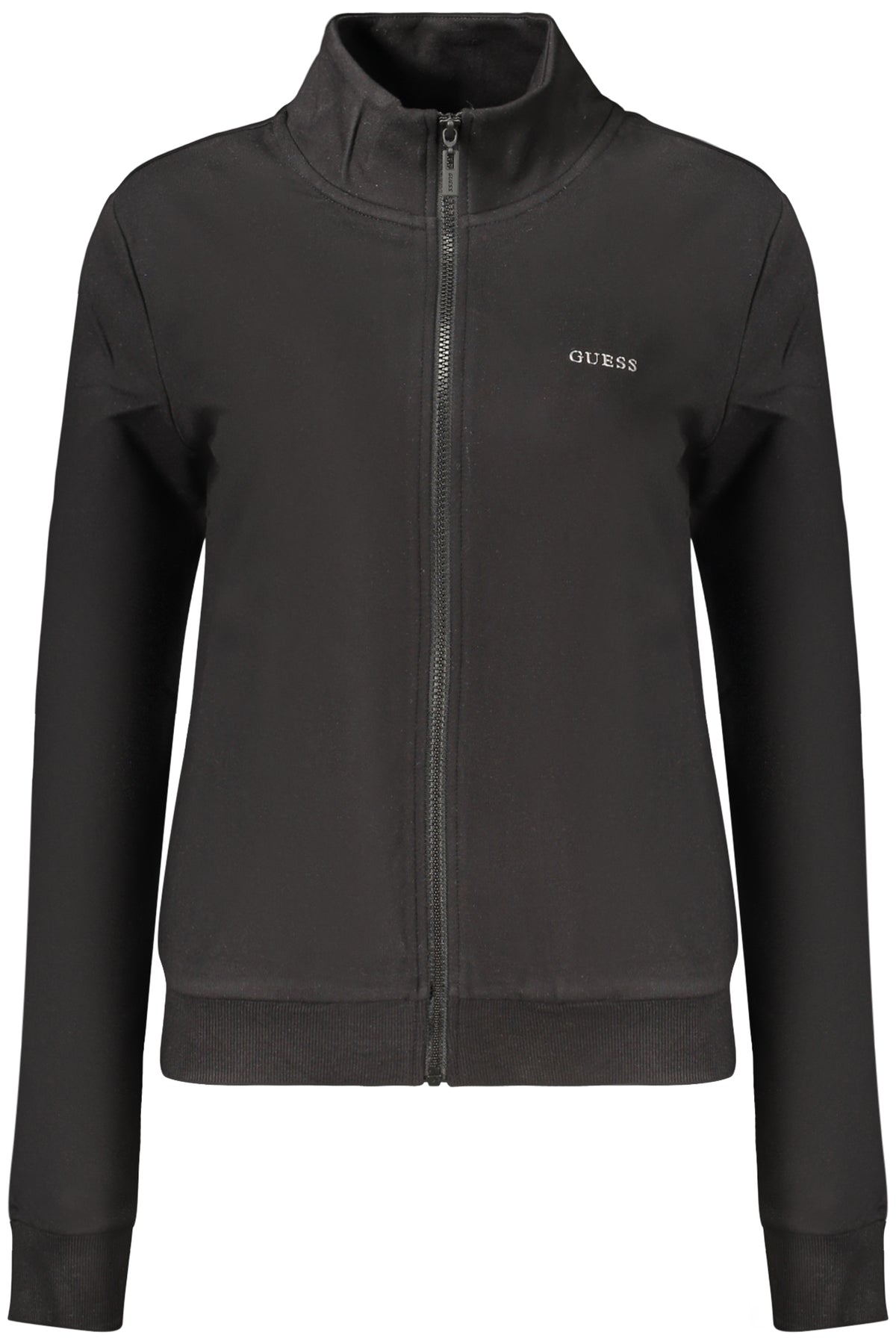GUESS JEANS Women's Black Zip-up Sweatshirt V6YQ21K4329