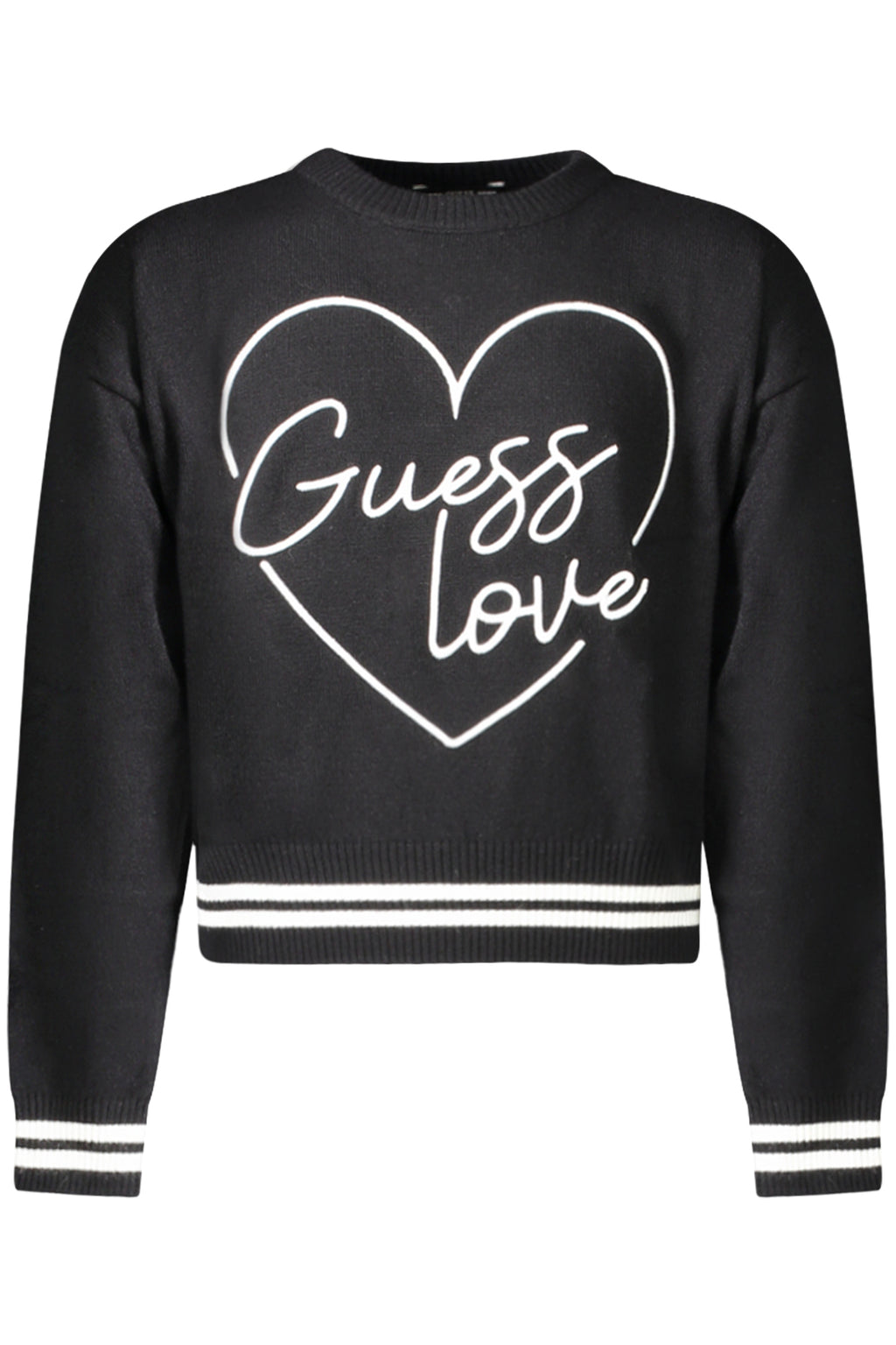 GUESS JEANS BLACK SWEATER FOR GIRLS