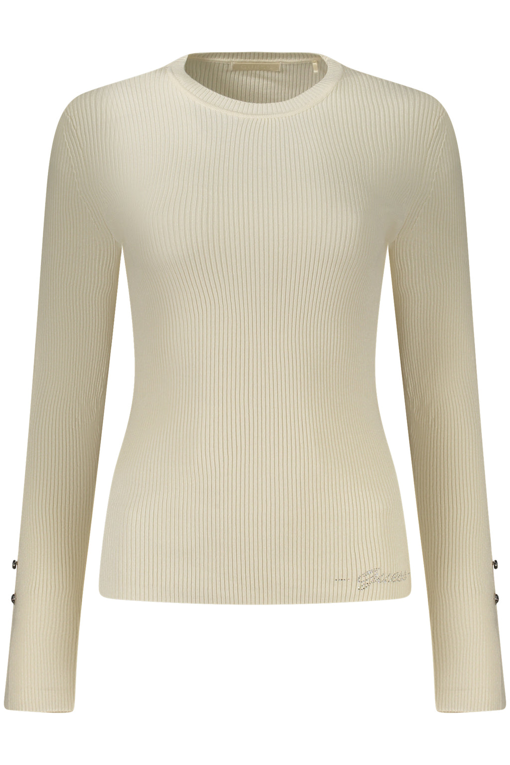 GUESS JEANS Women's White Sweater W6YR09Z0948