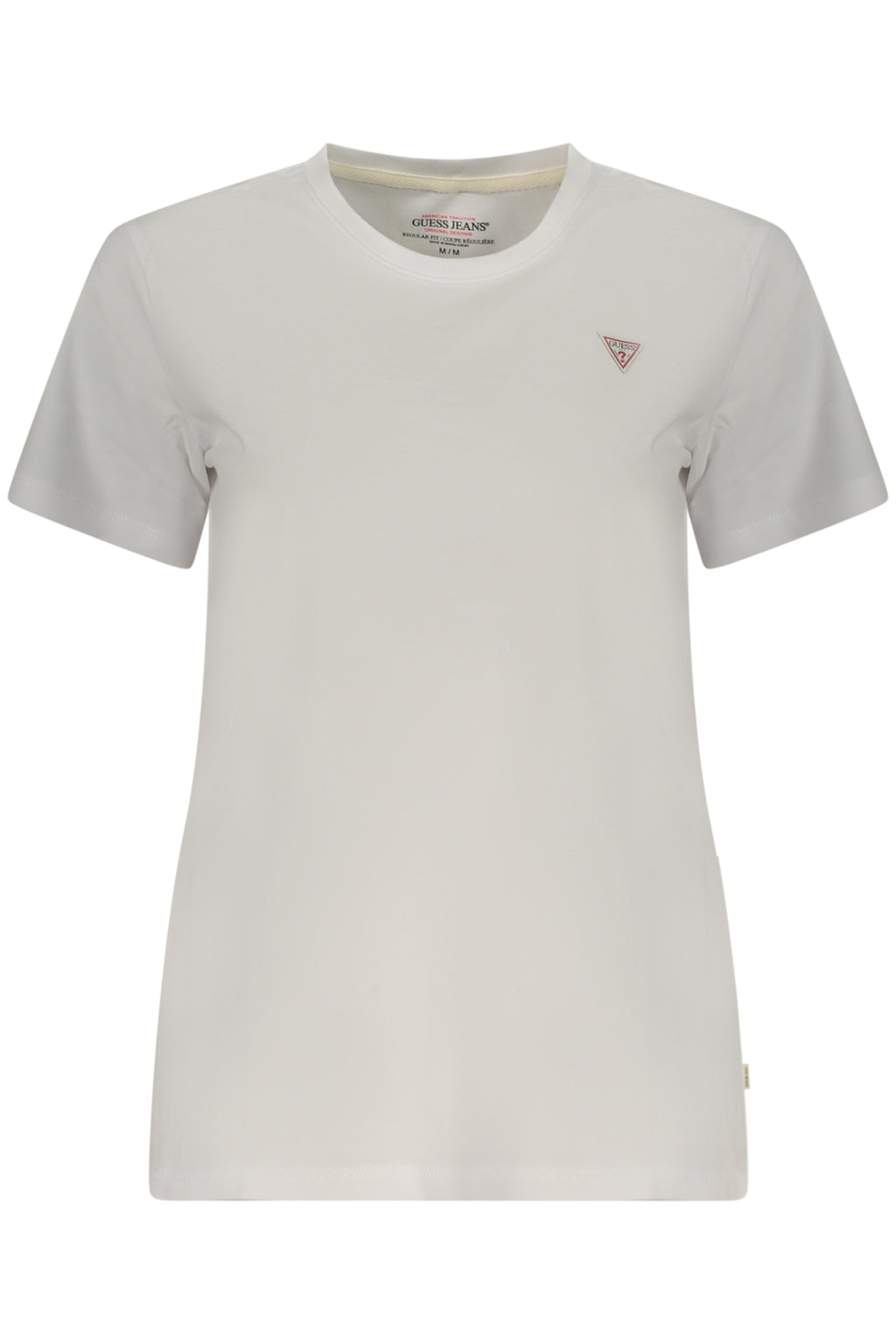 GUESS JEANS WOMEN'S SHORT-SLEEVE T-SHIRT WHITE