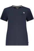 GUESS JEANS Women's Short Sleeve T-shirt Blue W4YI10J1314