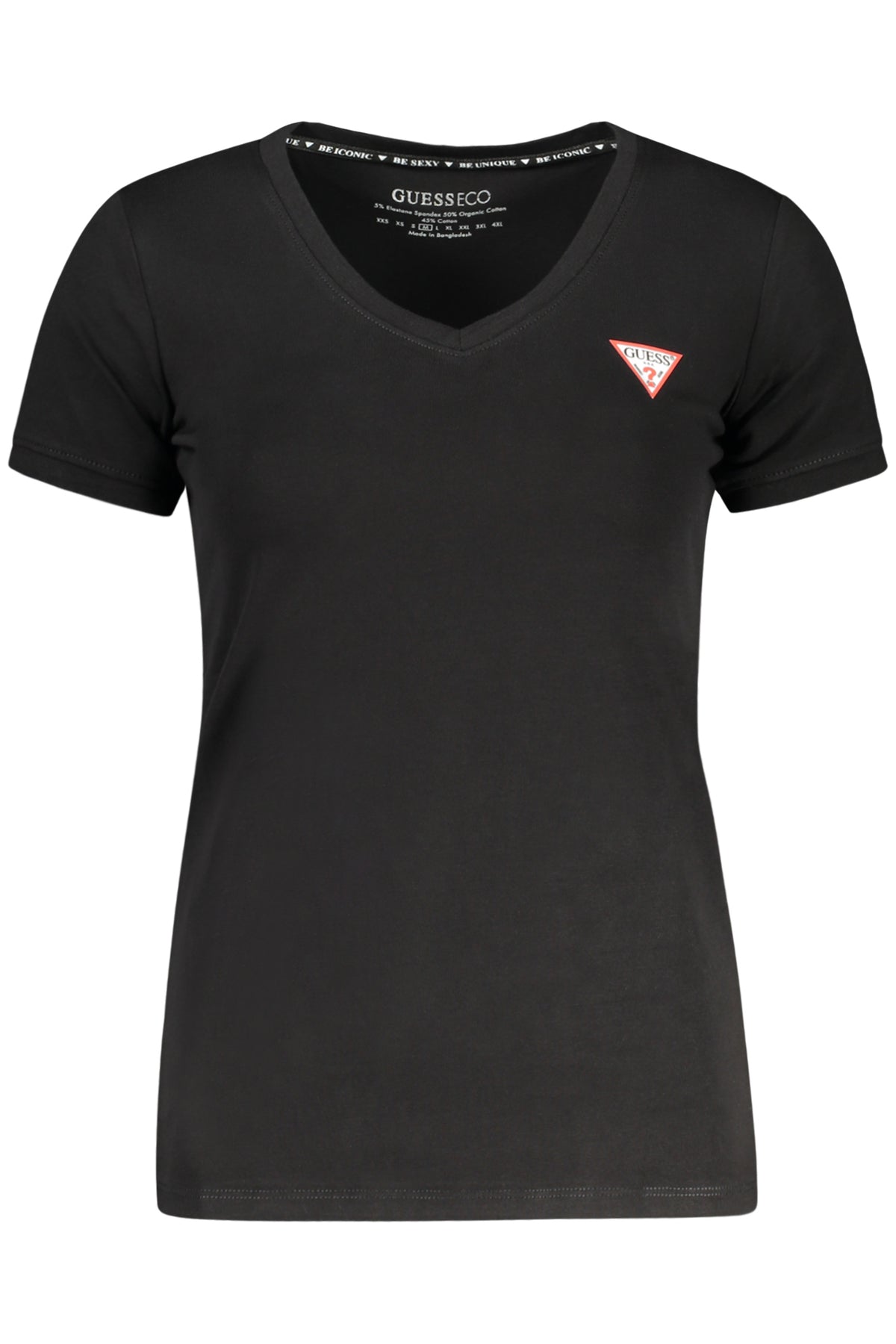 GUESS JEANS Short Sleeve T-shirt Women Black W2YI45J1314