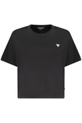 GUESS JEANS WOMEN'S SHORT-SLEEVED T-SHIRT BLACK