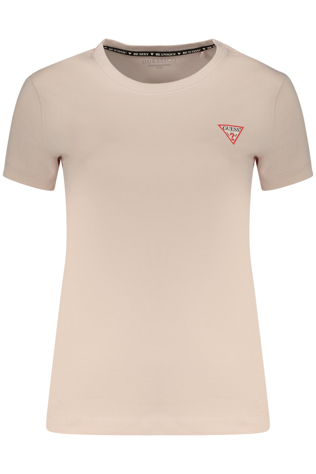 GUESS JEANS Women's Short Sleeve T-shirt Pink W2YI44J1314
