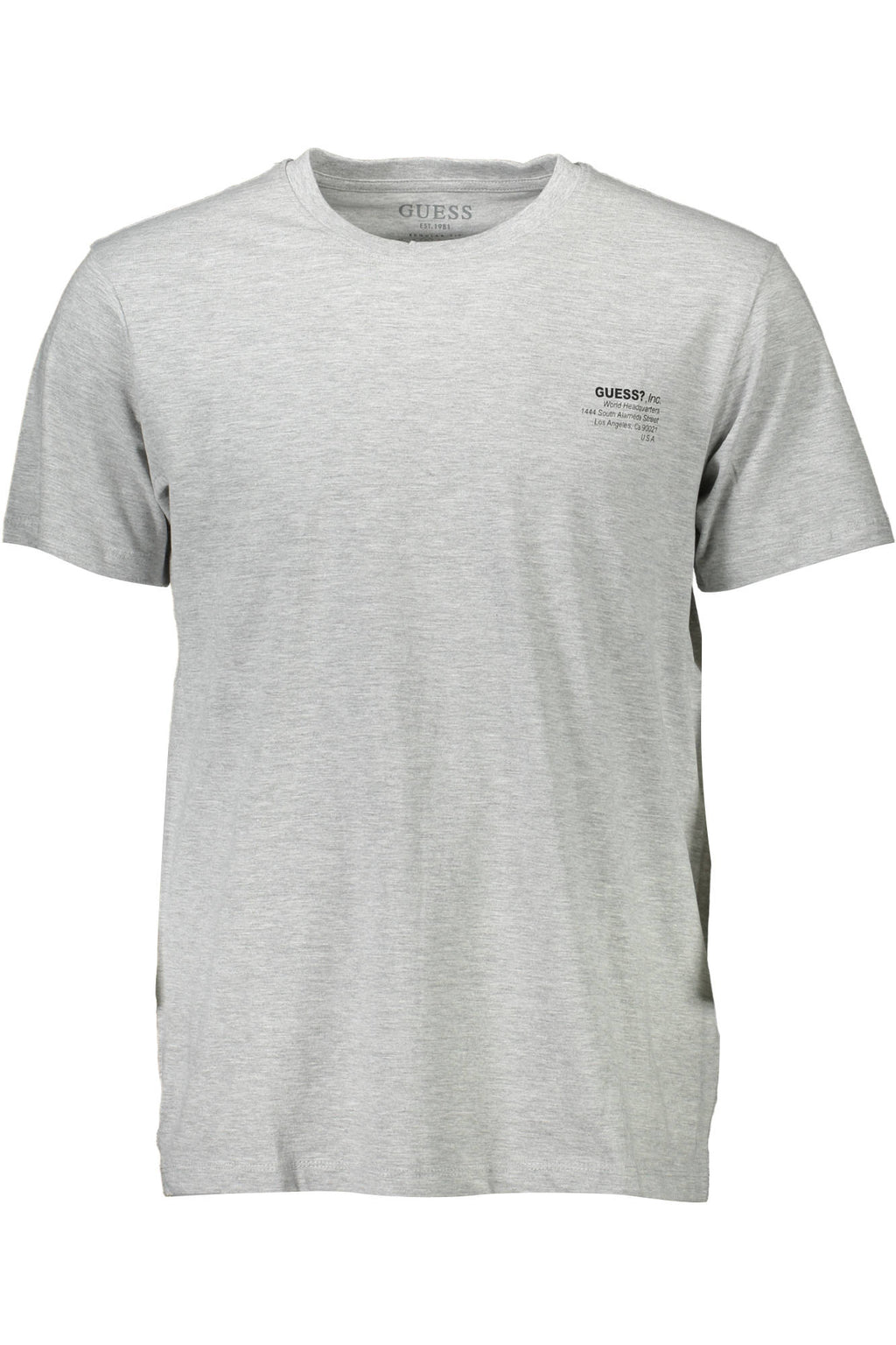 GUESS JEANS SHORT SLEEVE T-SHIRT MEN GREY