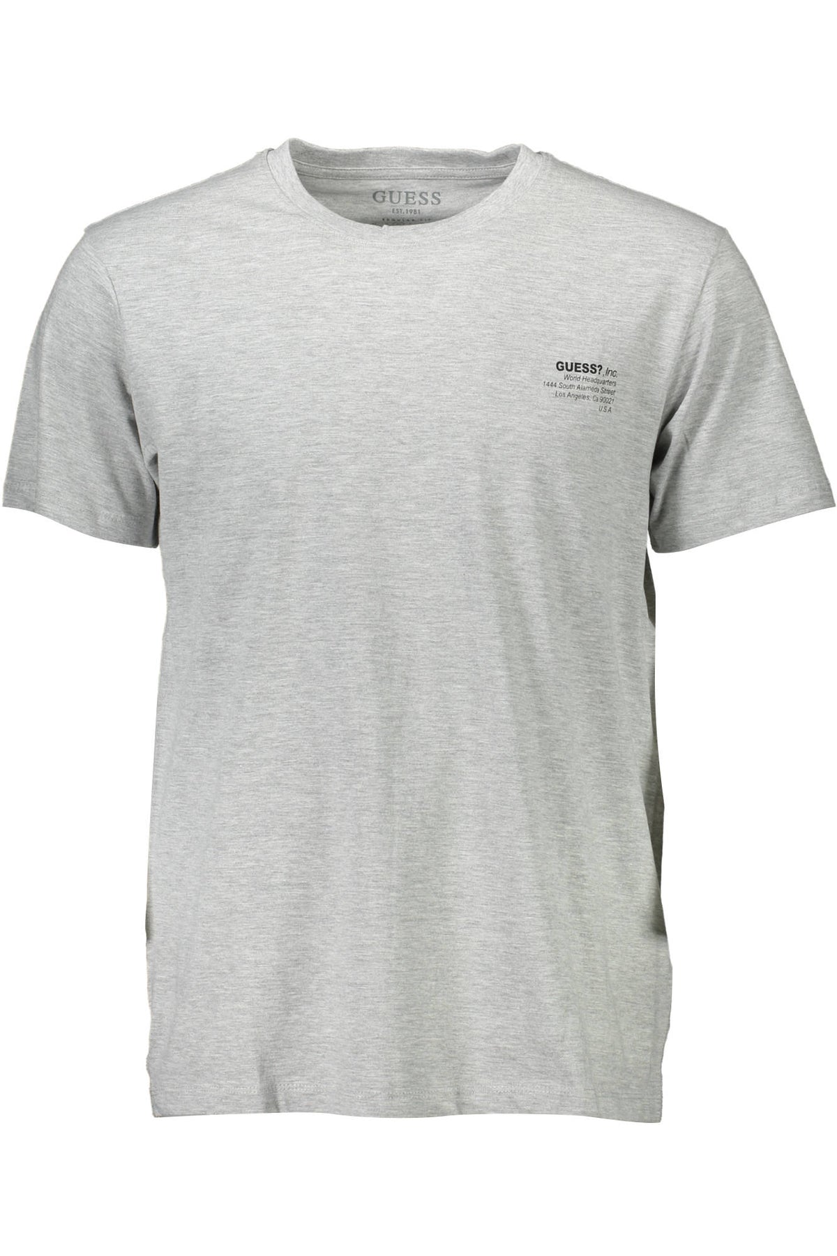 GUESS JEANS SHORT SLEEVE T-SHIRT MEN GREY