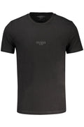GUESS JEANS SHORT SLEEVE T-SHIRT MEN BLACK