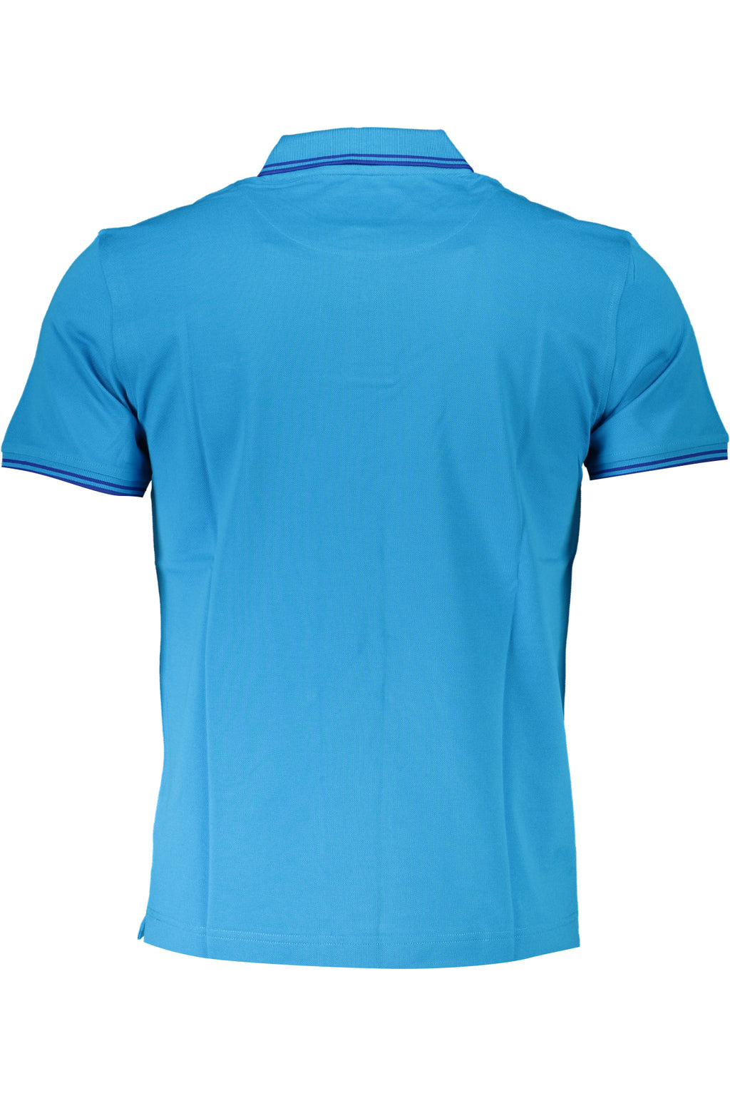 HARMONT & BLAINE MEN'S BLUE SHORT SLEEVED POLO SHIRT