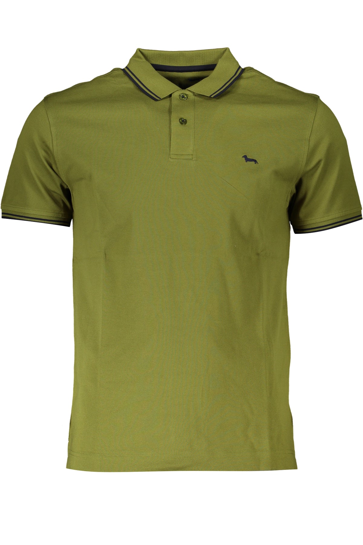 HARMONT & BLAINE GREEN MEN'S SHORT SLEEVED POLO SHIRT
