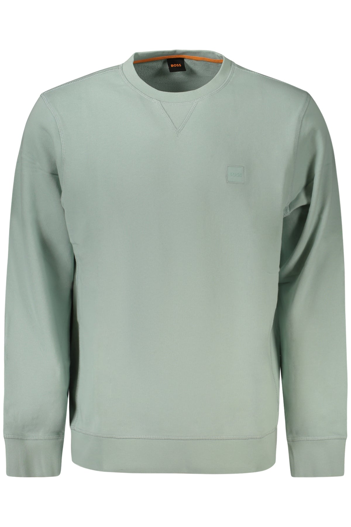 HUGO BOSS MEN'S ZIP-UP SWEATSHIRT GREEN