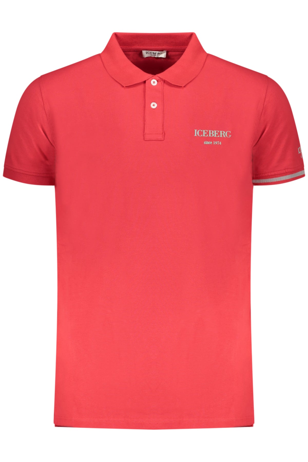 ICEBERG MEN'S SHORT-SLEEVED POLO SHIRT RED