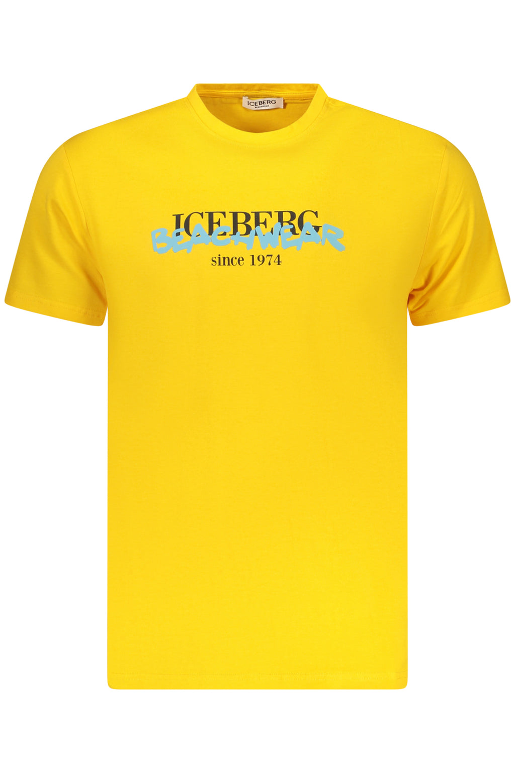 ICEBERG MEN'S SHORT-SLEEVED T-SHIRT YELLOW