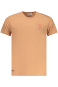 ICEBERG MEN'S SHORT-SLEEVE T-SHIRT BROWN