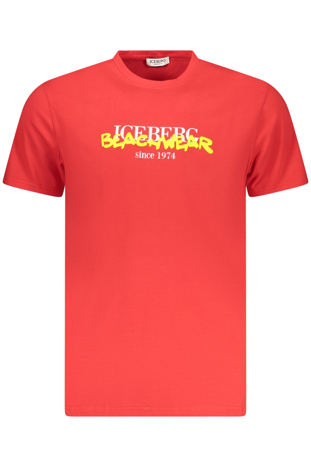 ICEBERG MEN'S SHORT-SLEEVED T-SHIRT RED