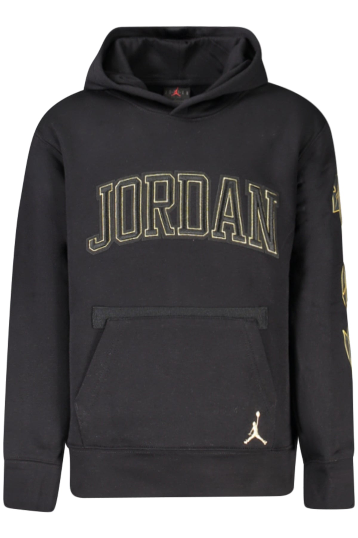 JORDAN MEN'S BLACK ZIP-UP SWEATSHIRT