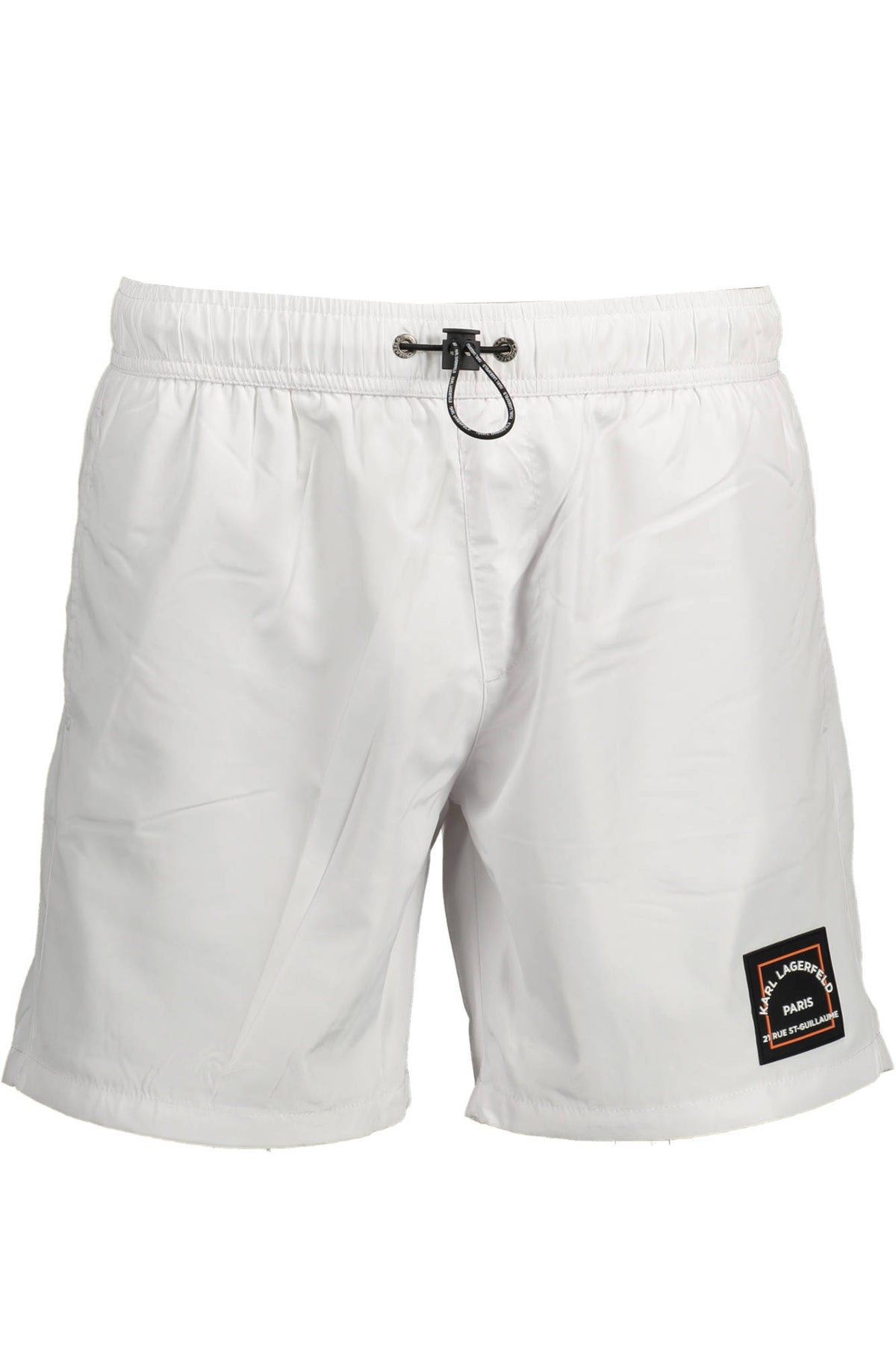KARL LAGERFELD BEACHWEAR SWIMSUIT BOTTOM MEN WHITE