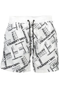KARL LAGERFELD BEACHWEAR SWIMSUIT BOTTOM MEN WHITE