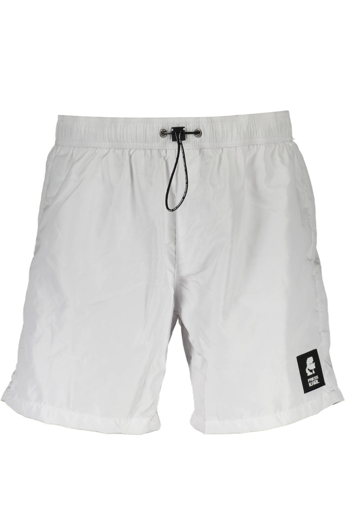 KARL LAGERFELD BEACHWEAR SWIMSUIT BOTTOM MEN WHITE