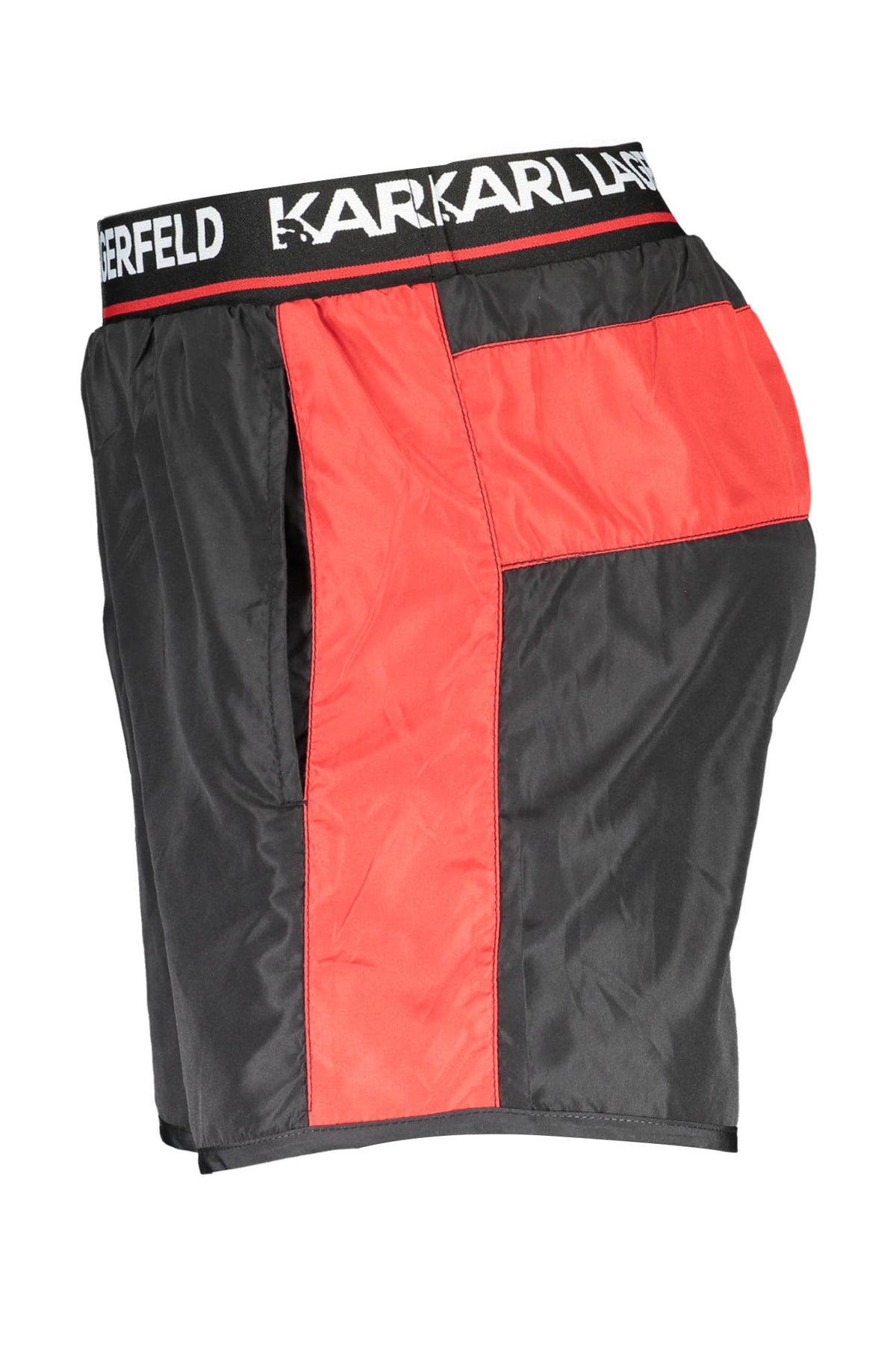 KARL LAGERFELD BEACHWEAR SWIMSUIT BLACK MEN'S BOTTOM